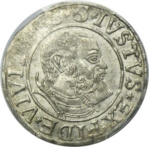 Duchy of Prussia, Albrecht Hohenzollern, Groschen Königsberg 1540 - PRVSS - PCGS AU58