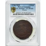 Russia, Elizabeth, 2 Kopeck Ekatherinburg 1766 - PCGS AU DETAILS