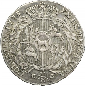 Poniatowski, 1/2 Thaler Warsaw 1778 EB