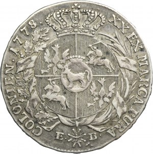 Poniatowski, 1/2 Thaler Warsaw 1778 EB