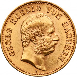 Germany, Kingdom of Saxony, Georg I, 20 Mark Muldenhütten 1903 E - RARE