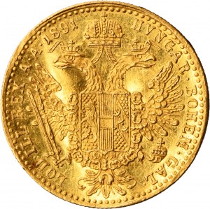 Austria, Franz Joseph I, Ducat Wien 1891