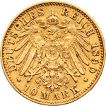 Niemcy, Miasto Hamburg, 10 Marek 1890 J - RZADKIE