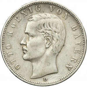 Germany, Bavaria, Otto, 5 Mark Munich 1903 D