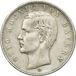 Germany, Bavaria, Otto, 5 Mark Munich 1903 D