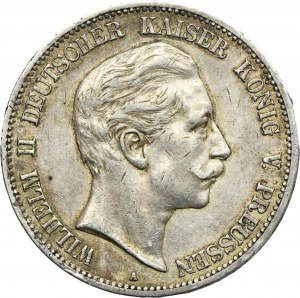 Germany, Prussia Kingdom, Wilhelm II, 5 Mark Berlin 1907 A