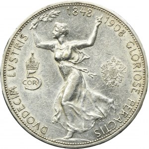 Austria, Franz Joseph I, 5 Corona Wien 1908