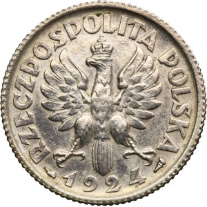 Kobieta i kłosy, 1 złoty Paryż 1924