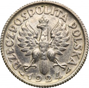Kobieta i kłosy, 1 złoty Paryż 1924