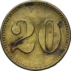 Beuthn, Roßberg, Consolidierte Heinitzgrube, 20 Pfennig - UNLISTED