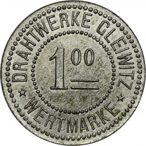Gleiwitz, Drahtwerke, 1 Mark