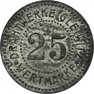 Gleiwitz, Drahtwerke, 25 Pfennig
