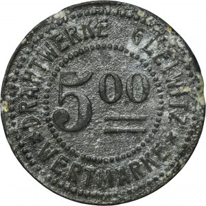 Gleiwitz, Drahtwerke, 5 Mark