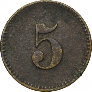 Gleiwitz, Gleiwitzer Grube, 5 Pfennig