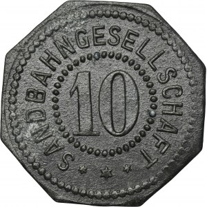 Gleiwitz, Sandbahngesellschaft, 10 Pfennig