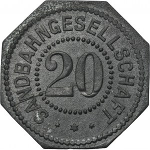 Gleiwitz, Sandbahngesellschaft, 20 Pfennig