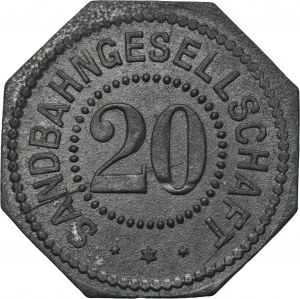 Gleiwitz, Sandbahngesellschaft, 20 Pfennig