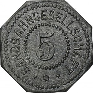 Gleiwitz, Sandbahngesellschaft, 5 Pfennig