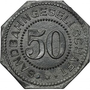 Gleiwitz, Sandbahngesellschaft, 50 Pfennig