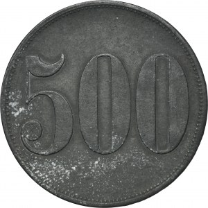 Beuthn, Lagiewnick, Carnalls Freude Grube, 500 Pfennig
