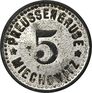 Beuthn, Miechowitz, Preussengrube, 5 Pfennig