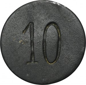 Ruda in Oberschlesien, Morgenroth, Paulusgrube, 10 Pfennig