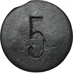 Ruda in Oberschlesien, Morgenroth, Paulusgrube, 5 Pfennig