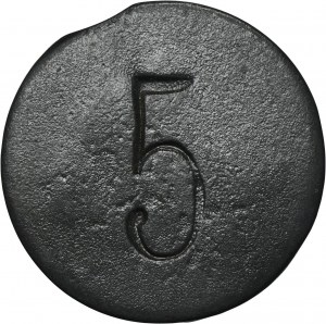 Ruda in Oberschlesien, Morgenroth, Paulusgrube, 5 Pfennig