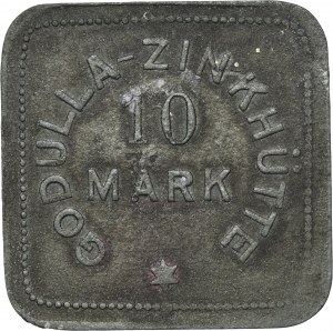 Ruda in Oberschlesien, Godulla, Zinkhütte, 10 Mark