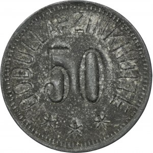 Ruda in Oberschlesien, Godulla, Zinkhütte, 50 Pfennig