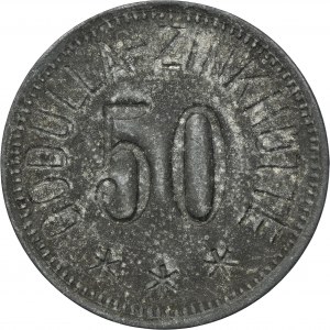 Ruda in Oberschlesien, Godulla, Zinkhütte, 50 Pfennig