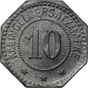 Ruda in Oberschlesien, Friedenshütte, Friedensgrube, 10 Pfennig