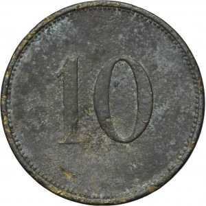 Ruda in Oberschlesien, Friedenshütte, Friedensgrube, 10 Pfennig