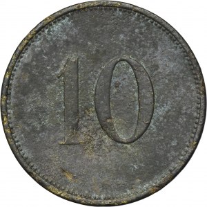 Ruda in Oberschlesien, Friedenshütte, Friedensgrube, 10 Pfennig