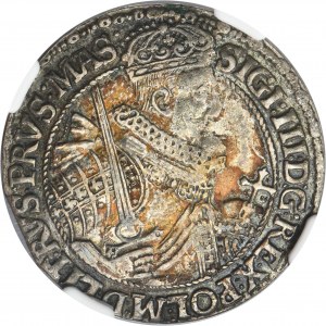 Sigismund III Vasa, 1/4 Thaler Bromberg 1621 - PRVS MAS - NGC XF DETAILS