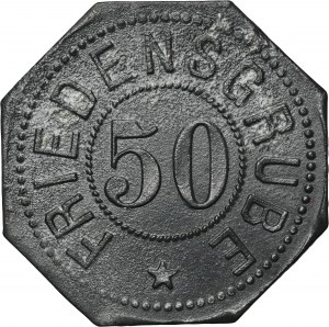 Ruda in Oberschlesien, Friedenshütte, Friedensgrube, 50 Pfennig