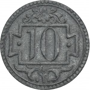 Free City of Danzig, 10 pfennig 1920 - 69 pearls - RARE