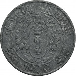 Free City of Danzig, 10 pfennig 1920 - 69 pearls - RARE
