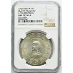 China, Republic, 1 Dollar 1927 - NGC UNC DETAILS
