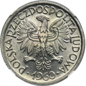 2 złote 1960 Jagody - NGC MS67+
