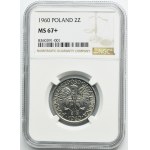 2 złote 1960 Jagody - NGC MS67+