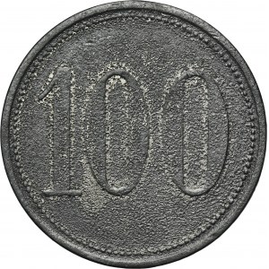 Ruda in Oberschlesien, Orzegow, Gotthardtschacht, 100 Pfennig