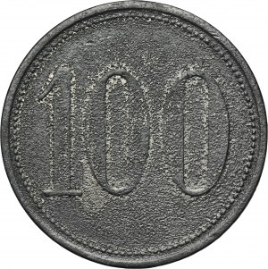 Ruda in Oberschlesien, Orzegow, Gotthardtschacht, 100 Pfennig