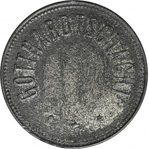 Ruda in Oberschlesien, Orzegow, Gotthardtschacht, 100 Pfennig