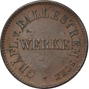 Ruda in Oberschlesien, Ruda, Gräflich von Ballenstrem'sche Werke, Token for 1 Liter of Oil
