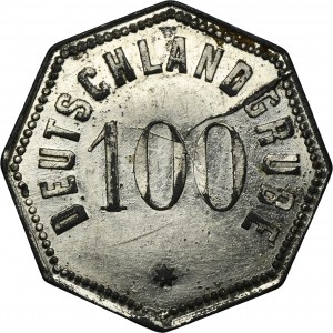 Schwientochlowitz, Deutschlandgrube, 100 Pfennig