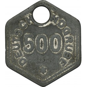 Schwientochlowitz, Deutschlandgrube, 500 Pfennig - UNLISTED