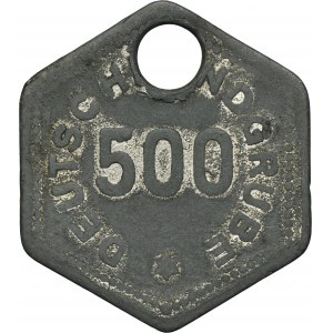 Schwientochlowitz, Deutschlandgrube, 500 Pfennig - UNLISTED