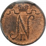Finland, Autonomia, Nicholas II, 1 Penni Helsinki 1907 - PCGS MS64 RB