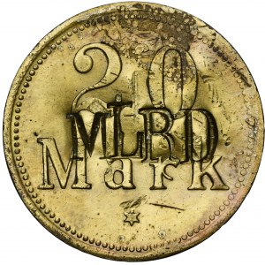 Hindenburg, Ludwigsglückgrube, 20 Mark - UNLISTED